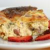 Egg, Ham, and Cheese Bake {Quiche}