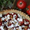 Caramelized Onion, Tomato, Goat Cheese Tart