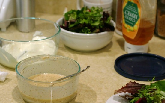 Honey Mustard prep