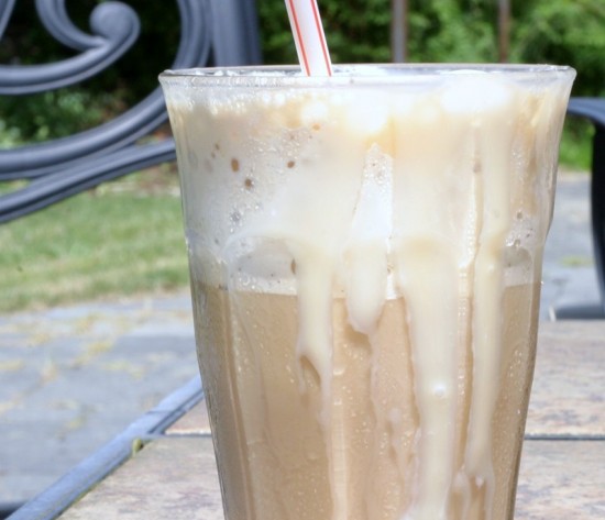 Caramel frappe in the sun Caramel frappe in the sun