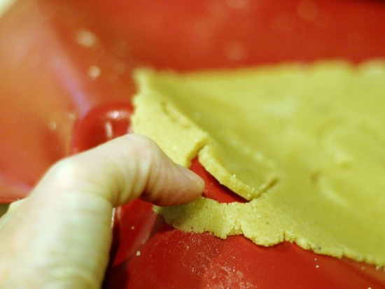 Lift cookie off of non-stick surface