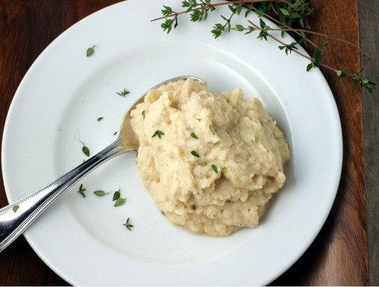 Mashed Roasted Cauliflower & Thyme Mashed Roasted Cauliflower & Thyme