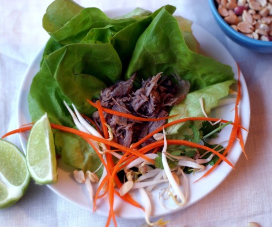 Lettuce wrap & five spice pork
