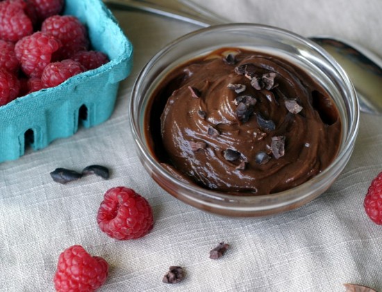 Chocolate pudding (with avocado) Chocolate pudding (with avocado)