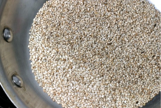 Sesame seed close-up
