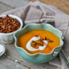 Roasted Squash Soup and Chili Lime Pepitas