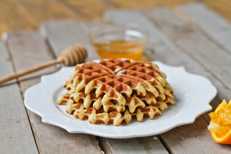 Coconut Dessert Waffles - Belly Full