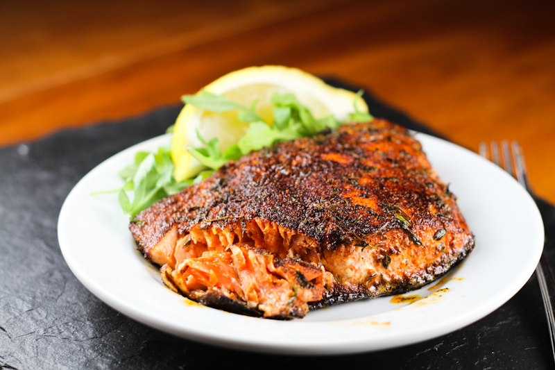 Comfy Belly: Blackened Salmon