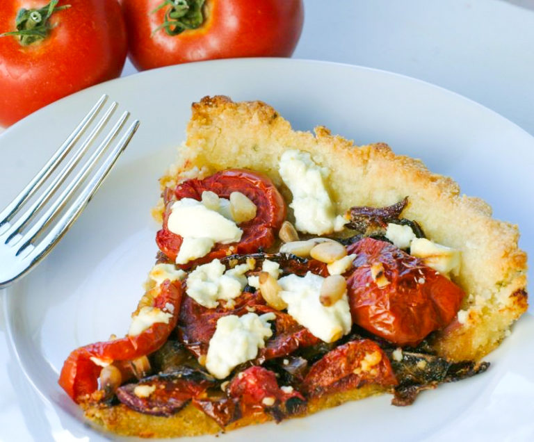 Goat Cheese Tart {grain free} Comfy Belly