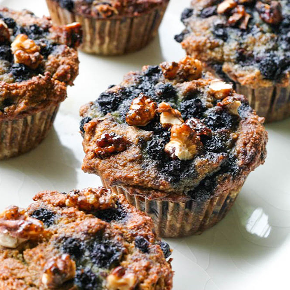 Banana Blueberry Muffins