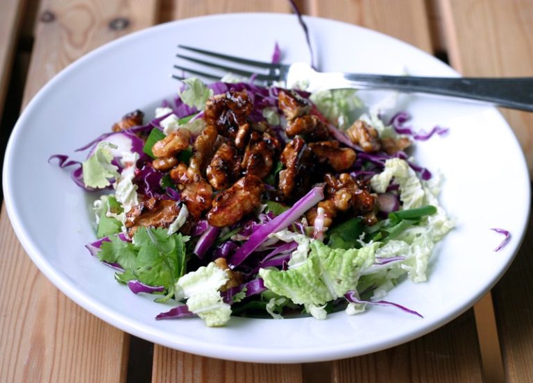 Candied Nuts Salad Comfy Belly