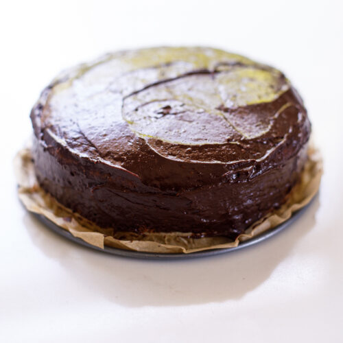 Chocolate Frosted Cake