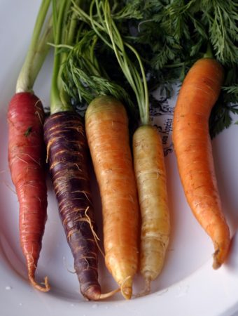 Rainbow carrots
