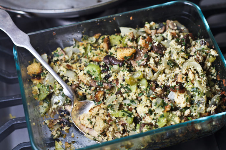 Herbed Cornbread Stuffing Comfy Belly Recipes & Inspiration
