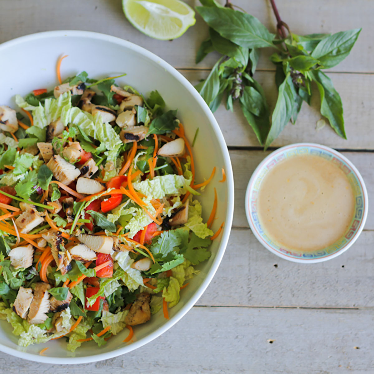 Crunchy Thai Chicken Salad