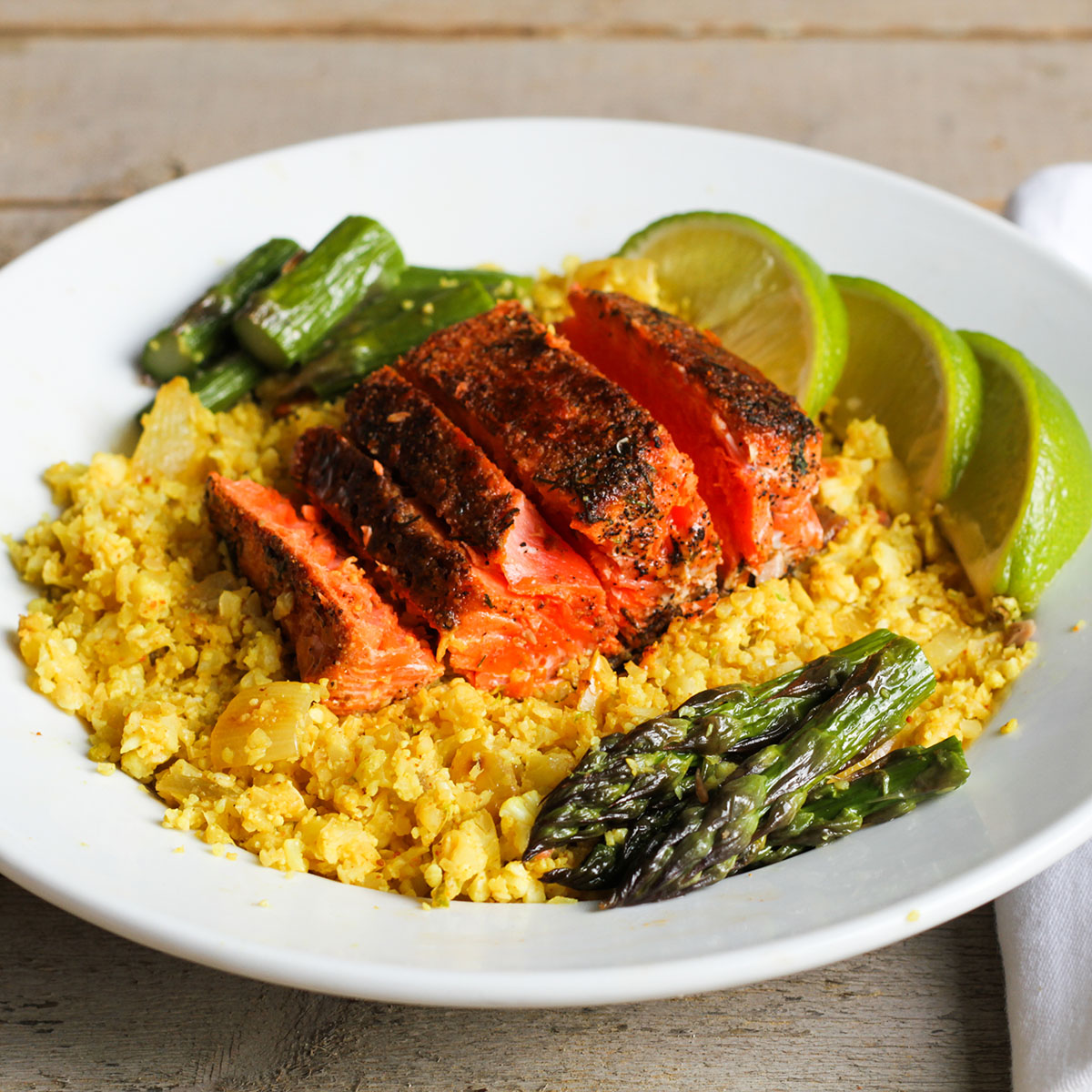Blackened Salmon Bowl