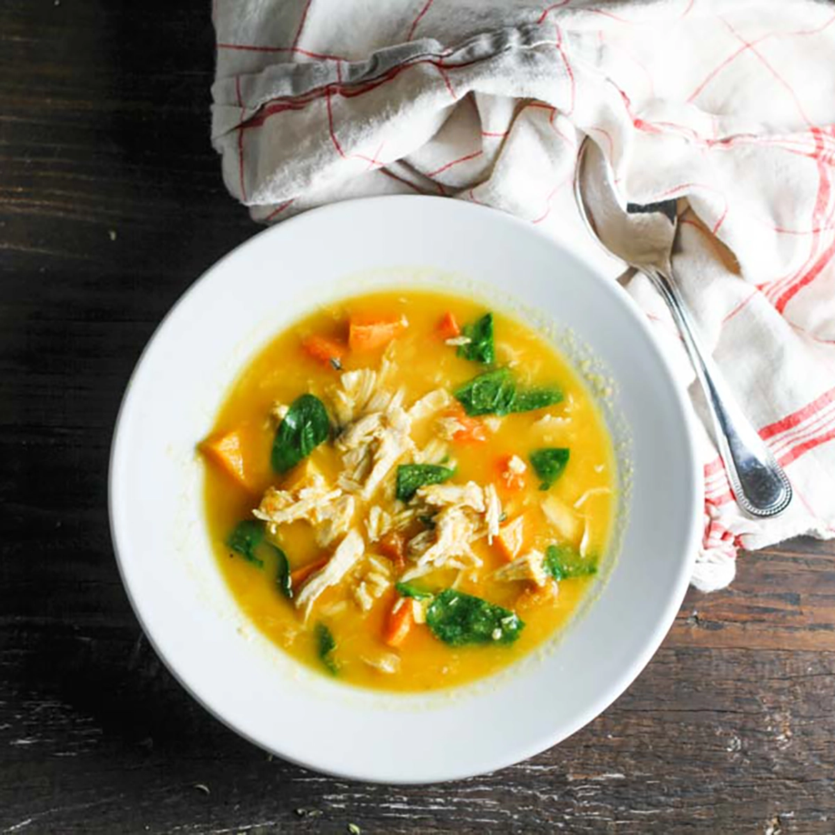 Roasted Chicken Vegetable Soup image