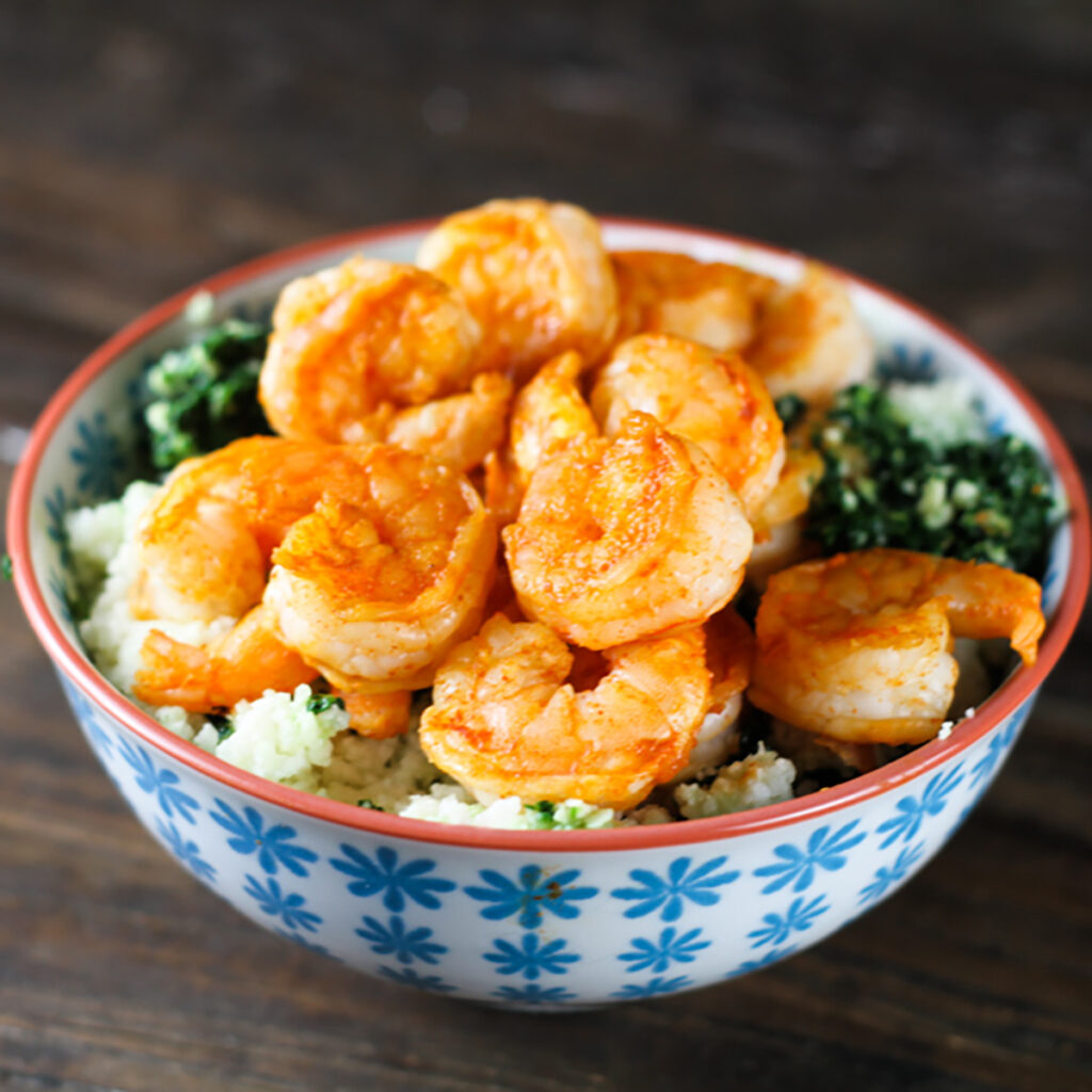 Smoky Pesto Shrimp