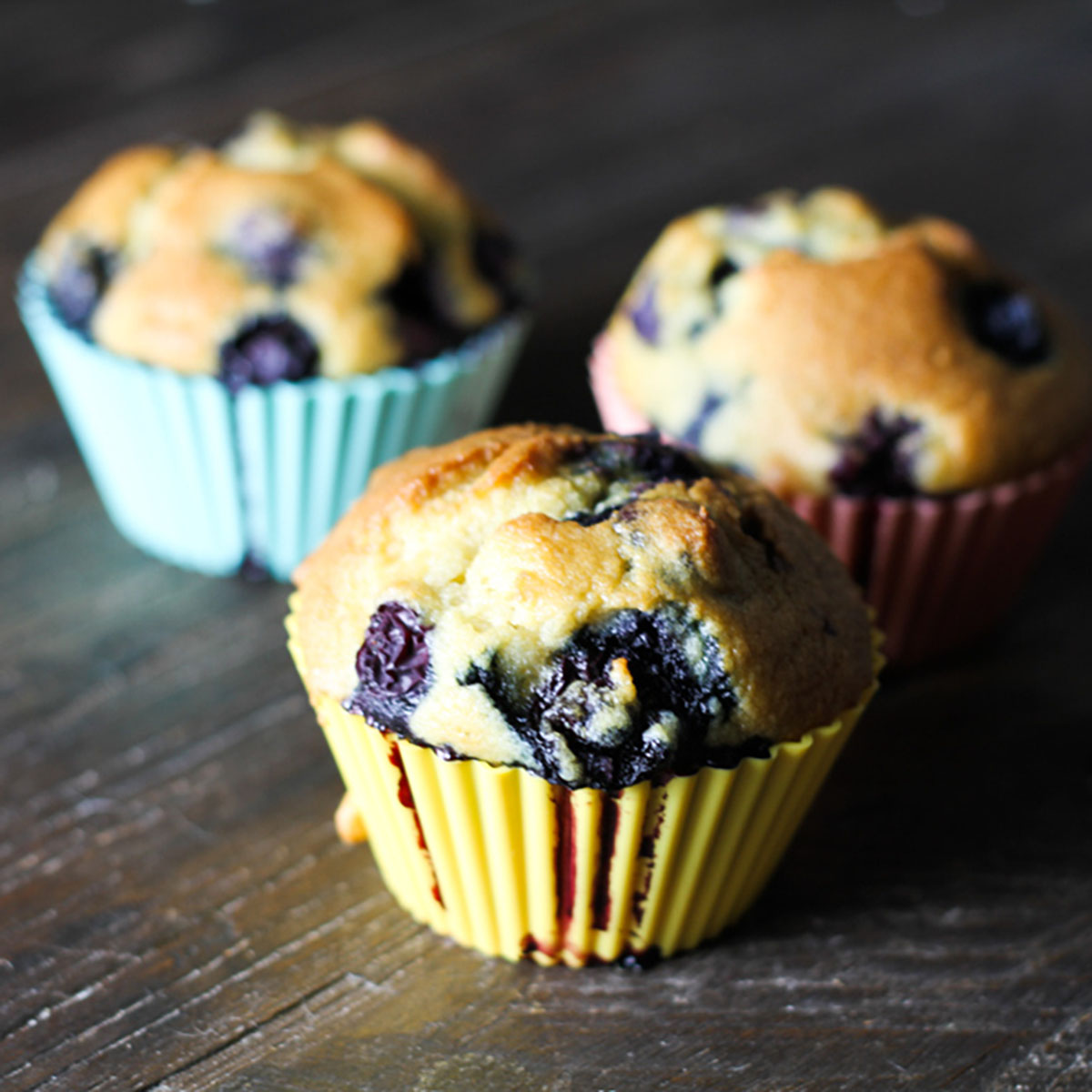 Blueberry Corn Muffins almond and coconut flour