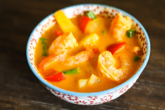 Thai Pineapple Shrimp Curry