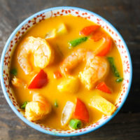 Thai Pineapple Shrimp Curry