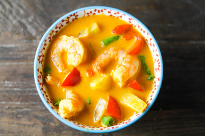 Thai Pineapple Shrimp Curry