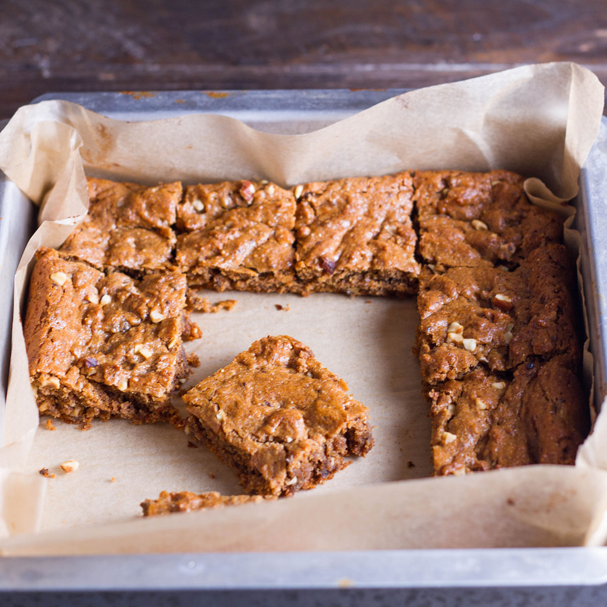 Almond Toffee Blondies