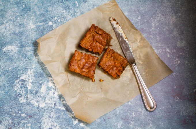 Almond Toffee Brownies