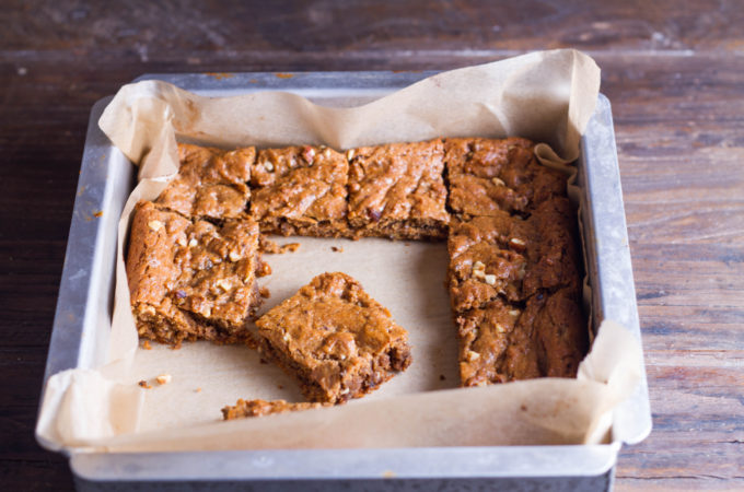 Almond Toffee Brownies