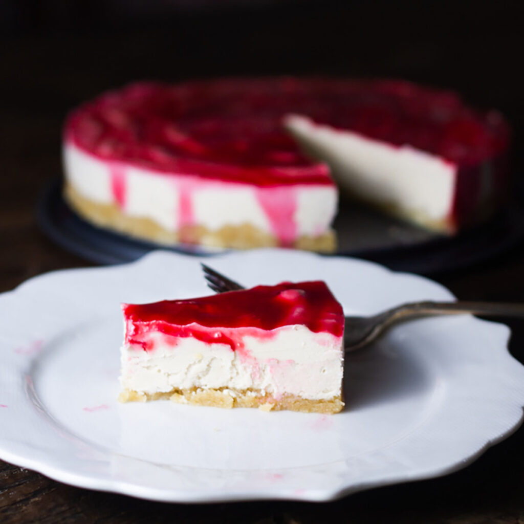 Raspberry No-Bake Cheesecake