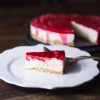 Raspberry No-Bake Cheesecake