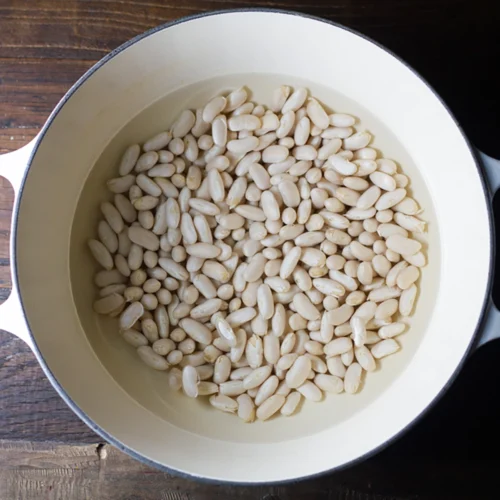 White Beans in pot image