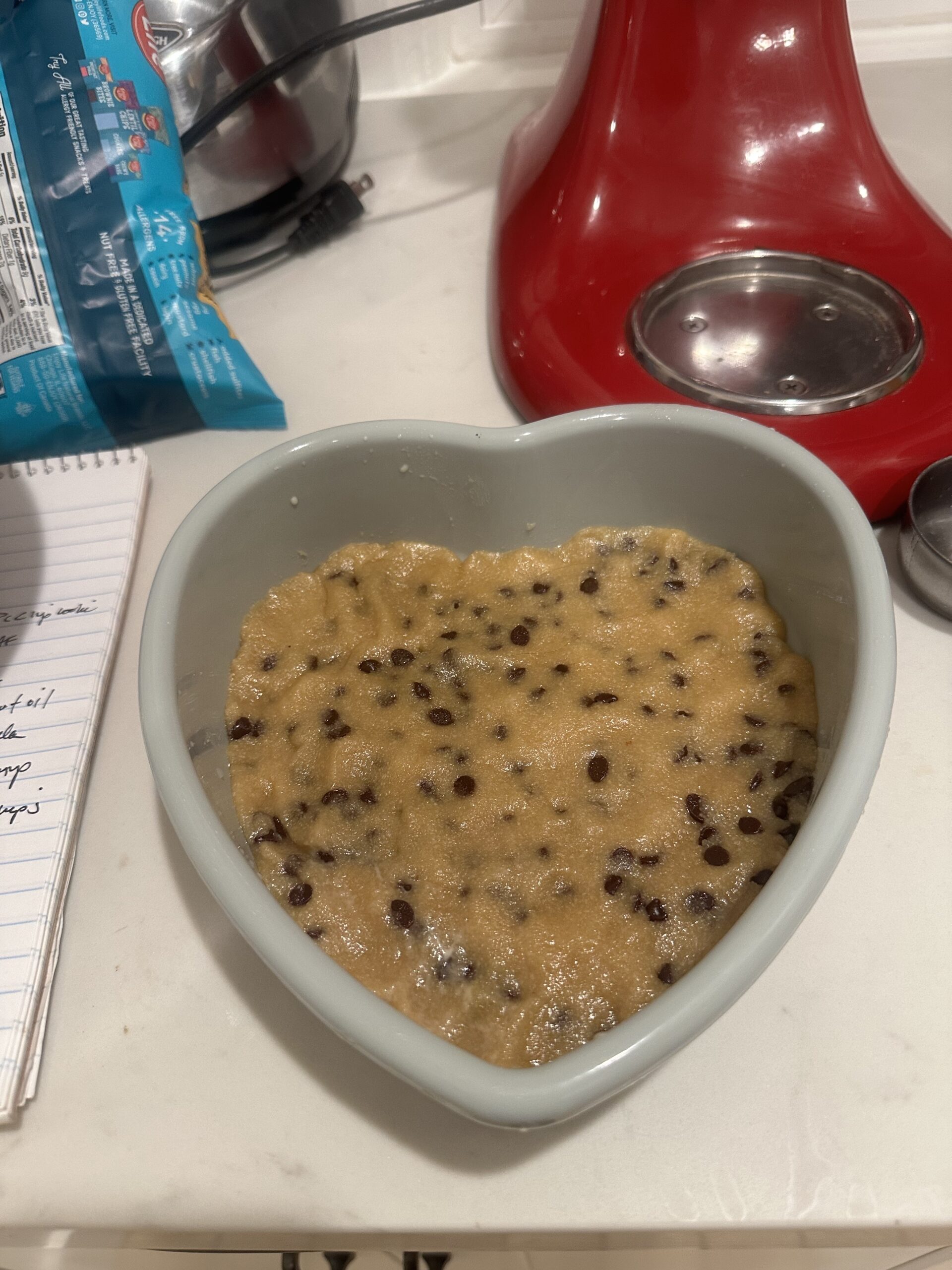Cookie pressed in mold