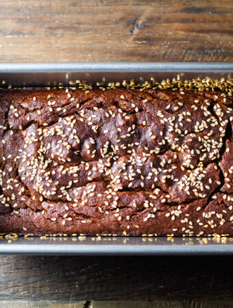Sesame Tahini Banana Bread