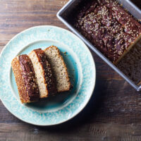 Sesame Tahini Banana Bread