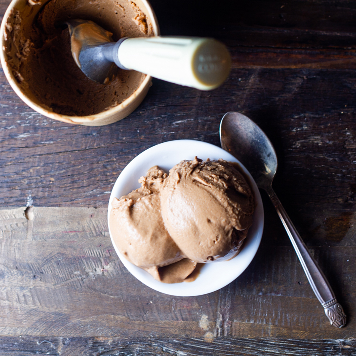 Chocolate Avocado Ice Cream