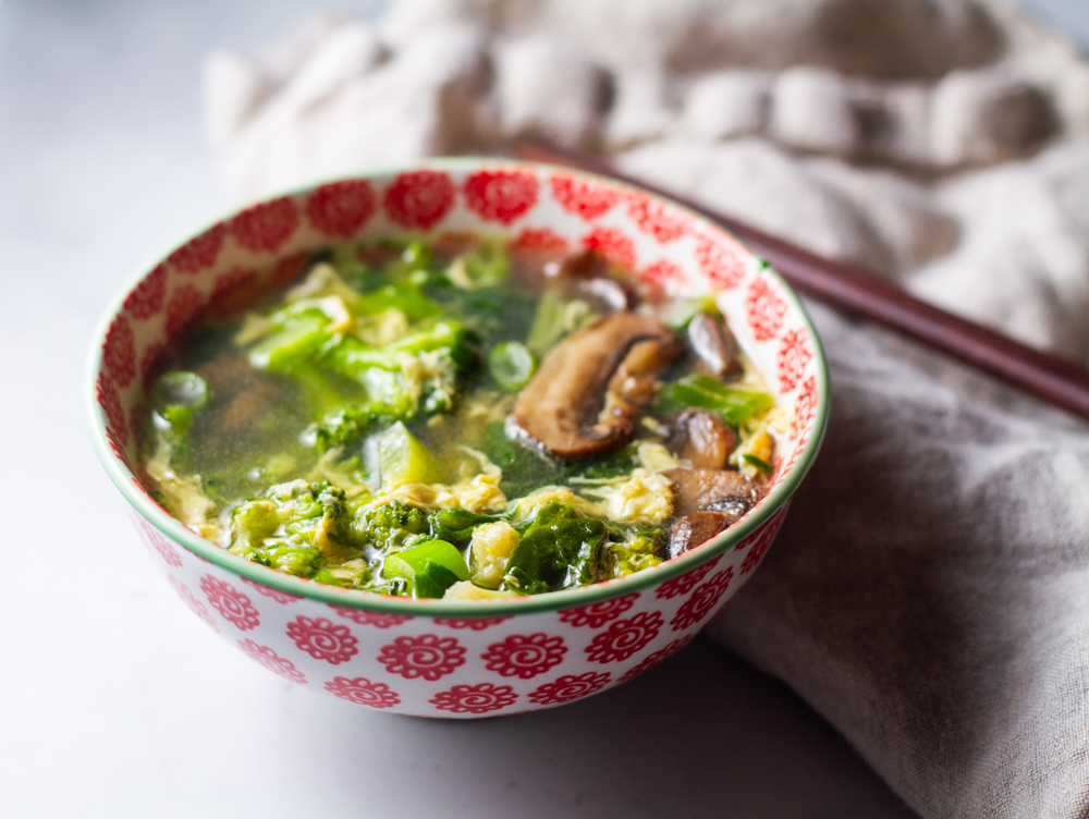 Egg Drop Soup {veggie} image