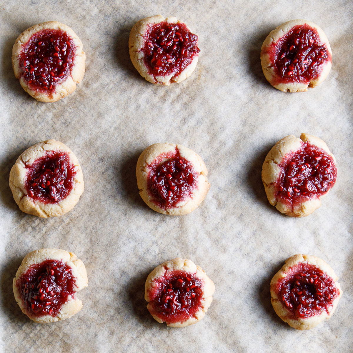 Thumbprint Cookies {almond flour}