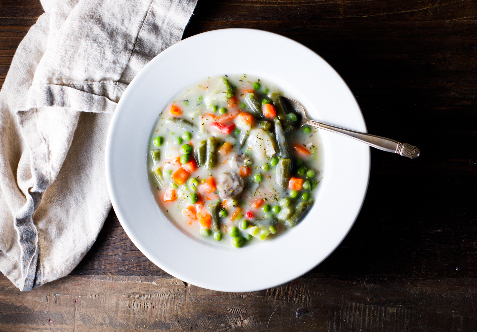 Creamy Vegetable Soup image