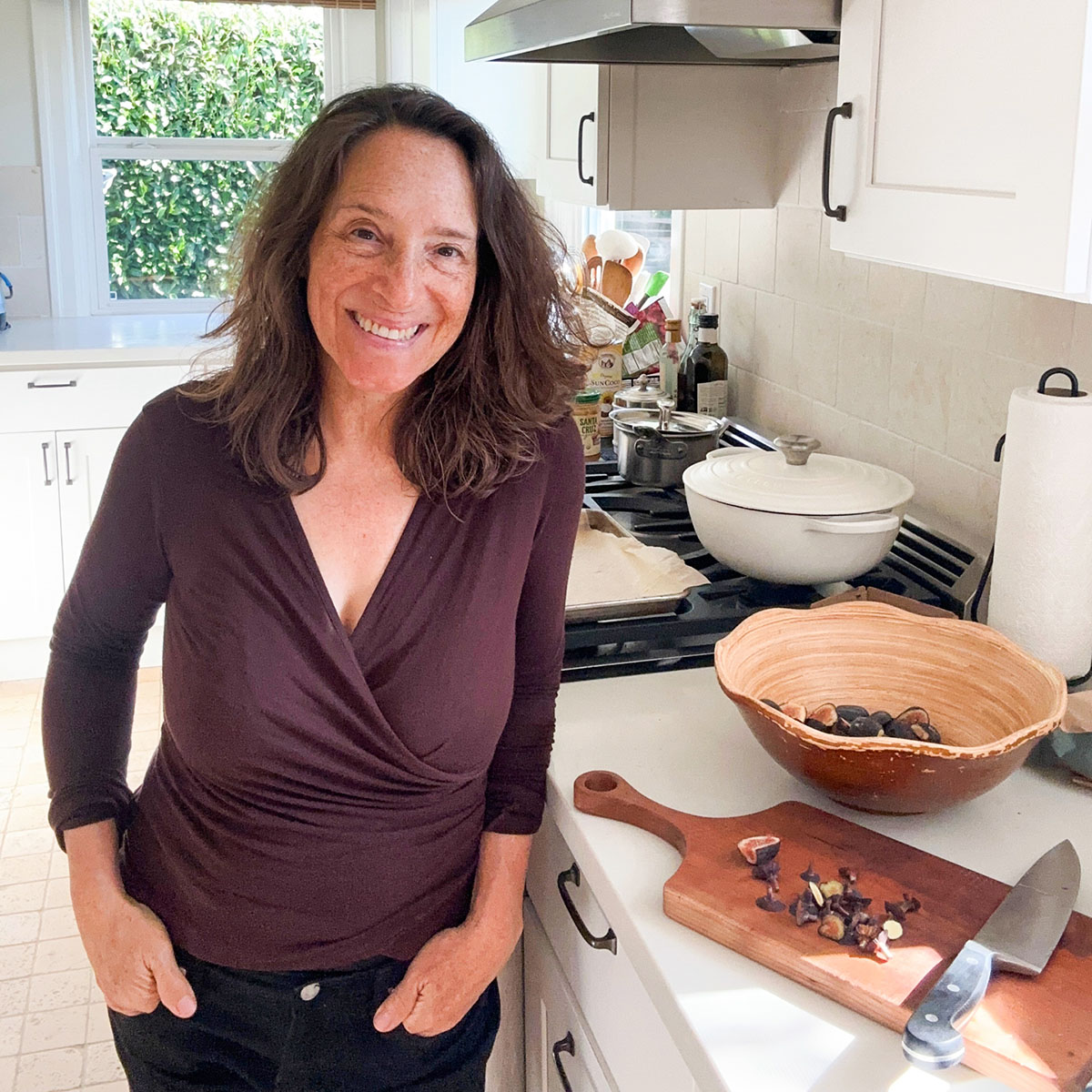 Erica Kerwien in kitchen