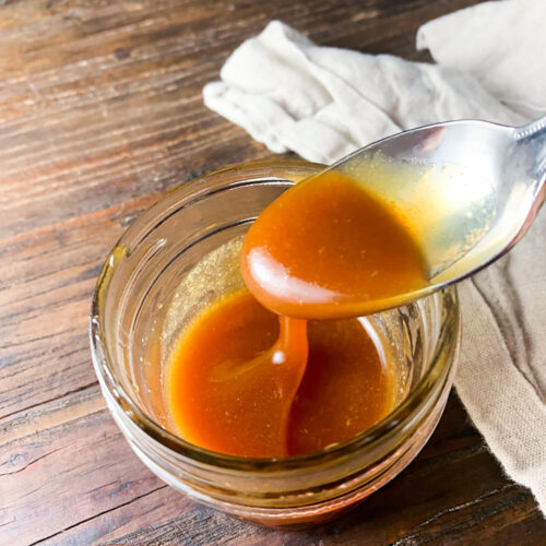 Caramel Sauce {dairy free} - Comfy Belly