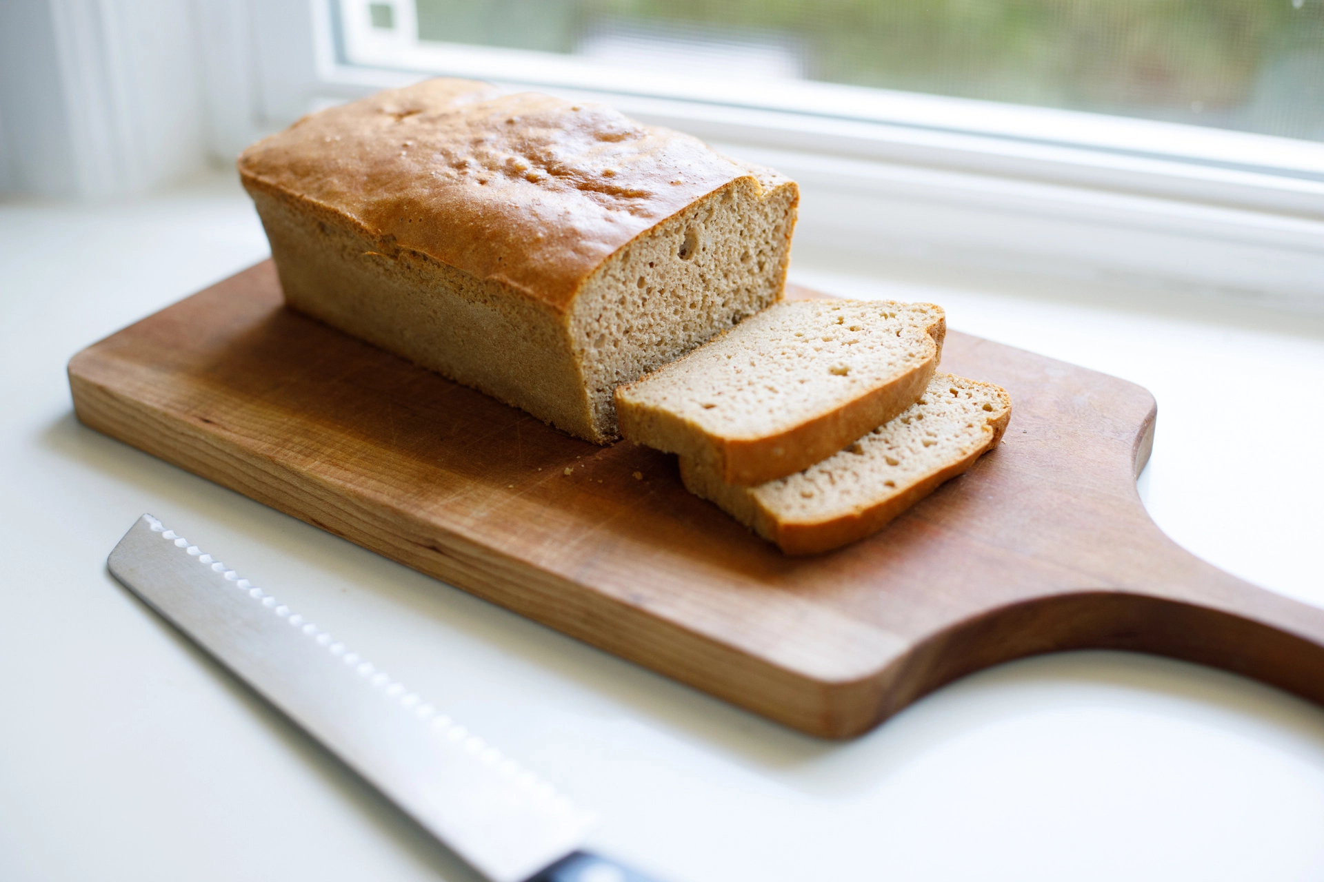 Cashew Sandwich Bread near window image