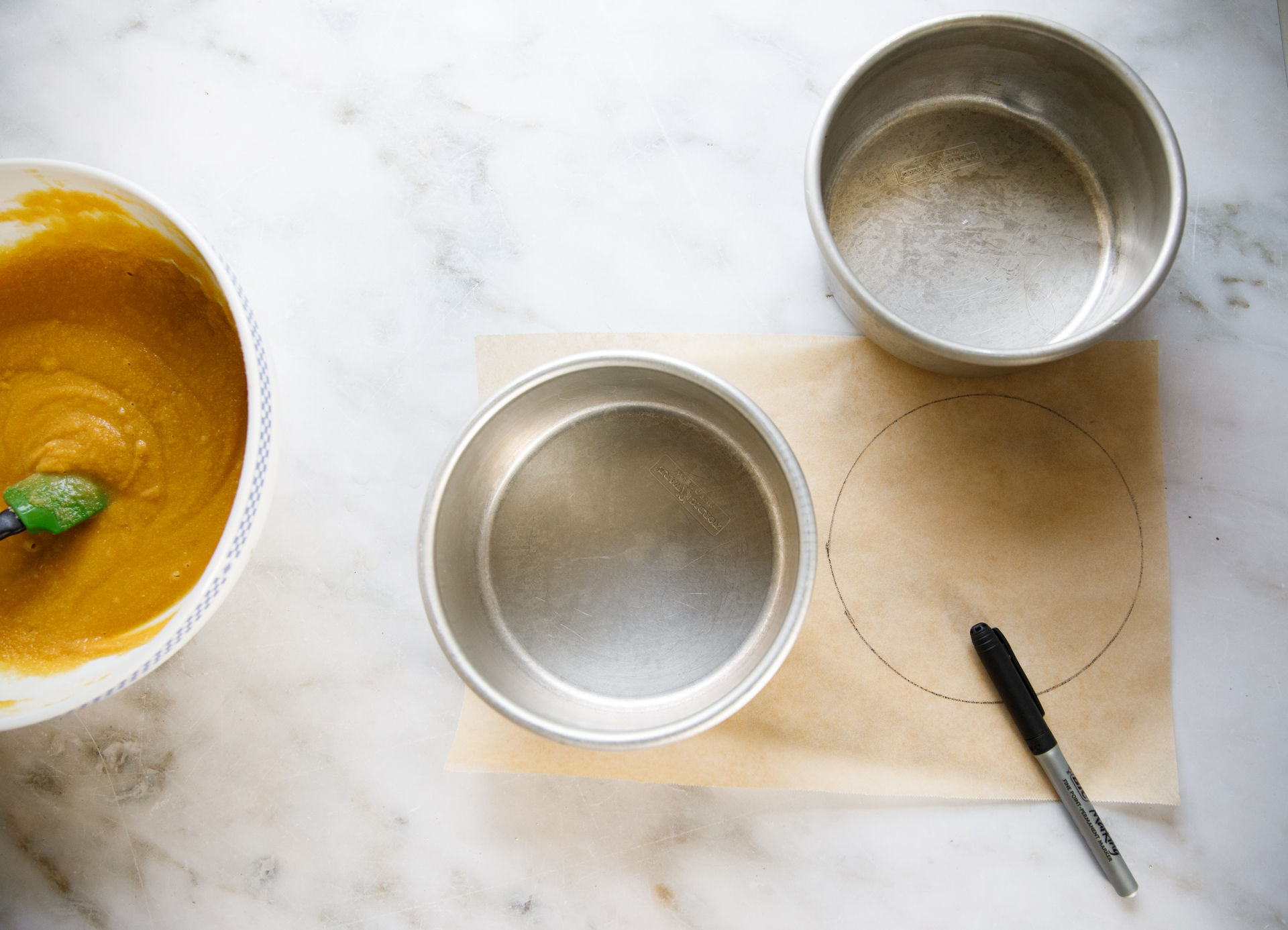 Parchment paper circles for pans