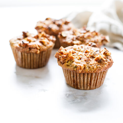 Zucchini Muffins {almond flour}