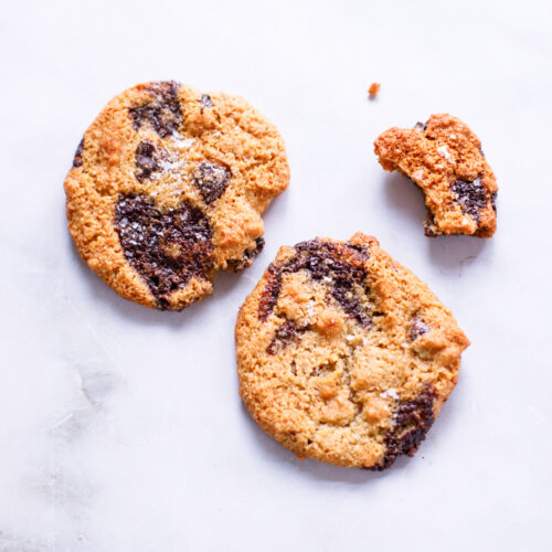 Tahini Chocolate Chip Cookies