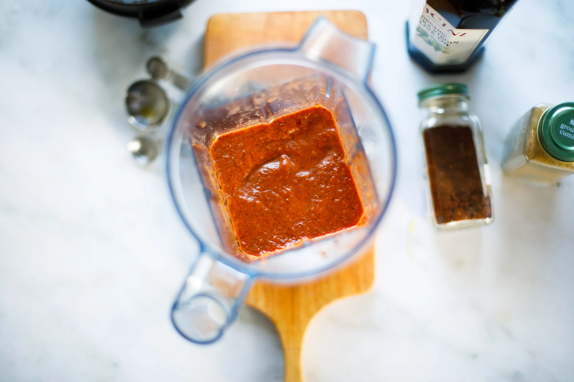 Enchilada Sauce in blender