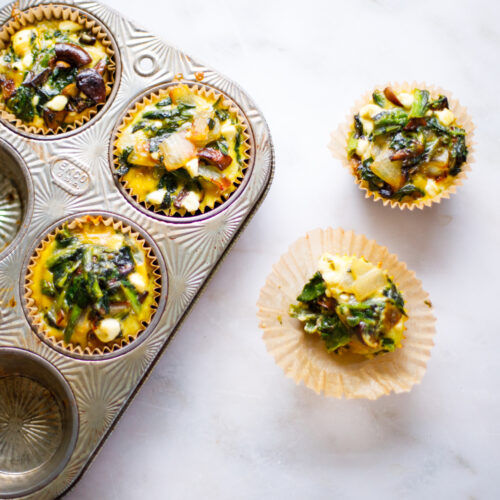 Spinach Frittata Muffins