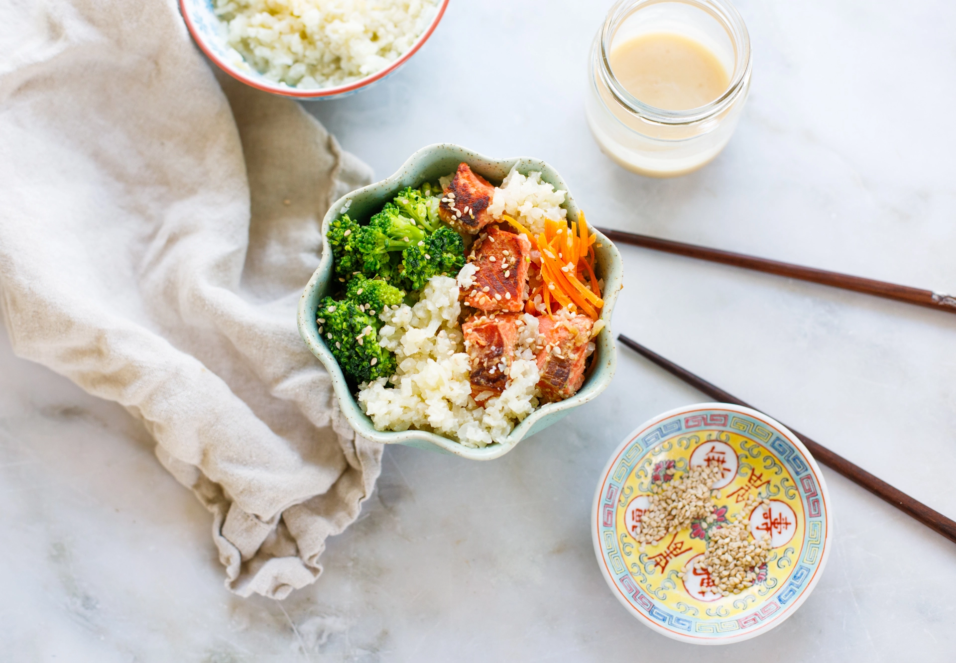 Coconut Cauliflower Rice Bowl