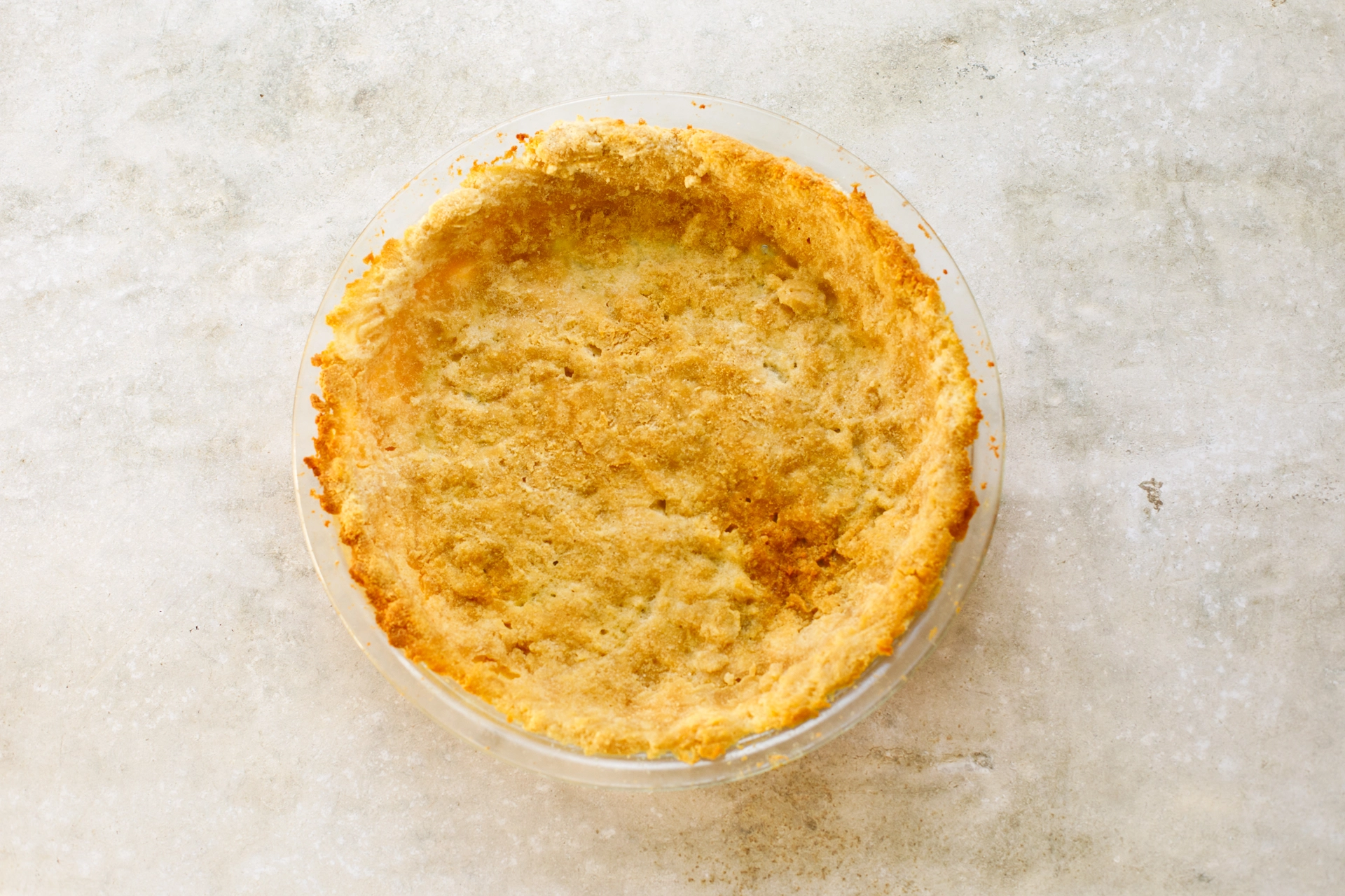 Graham Cracker Pie Crust baked