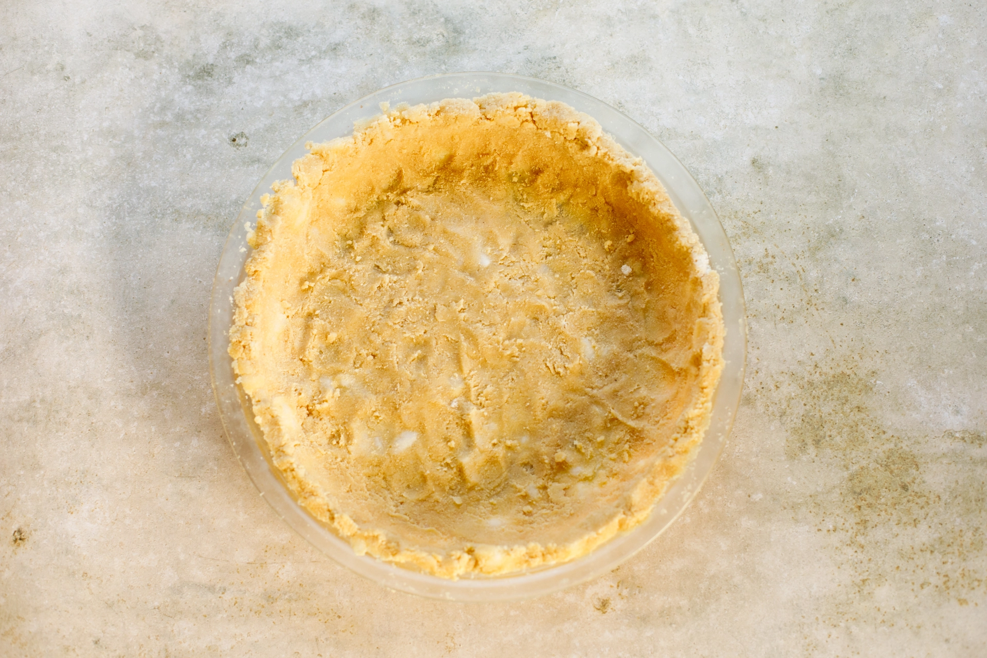 Graham Cracker Pie Crust raw